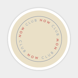 Now Club Logo Magnet